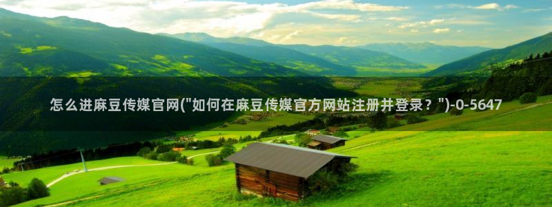 麻豆视频 更新入口：怎么进麻豆传媒官网(\